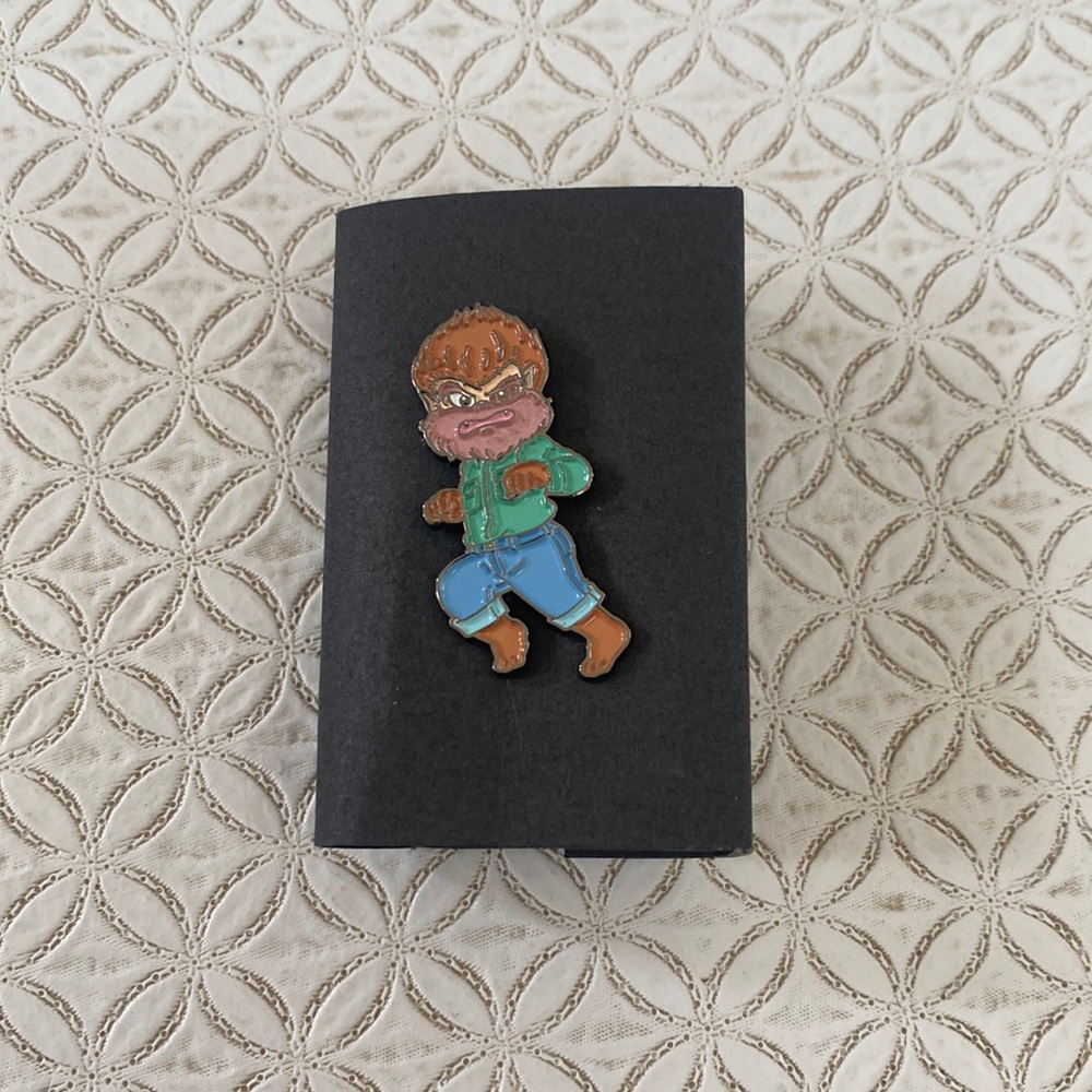 Universal Monsters Wolfman Enamel Pin Hot Topic